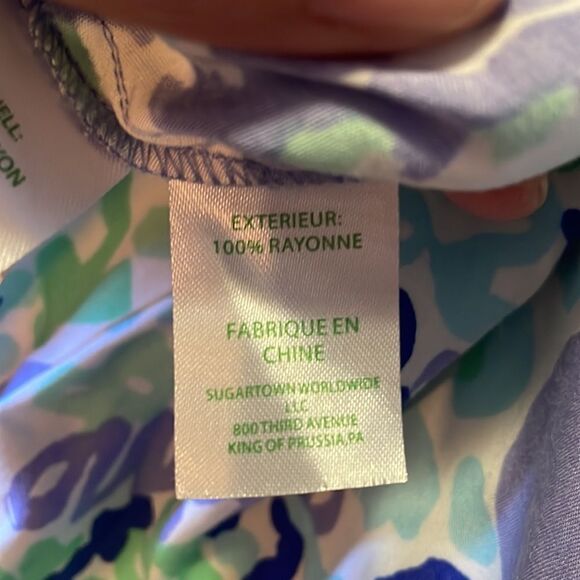 Lilly Pulitzer Emiko Lilly’s Lilac Strapless Rayon Jumpsuit - Picture 9 of 11